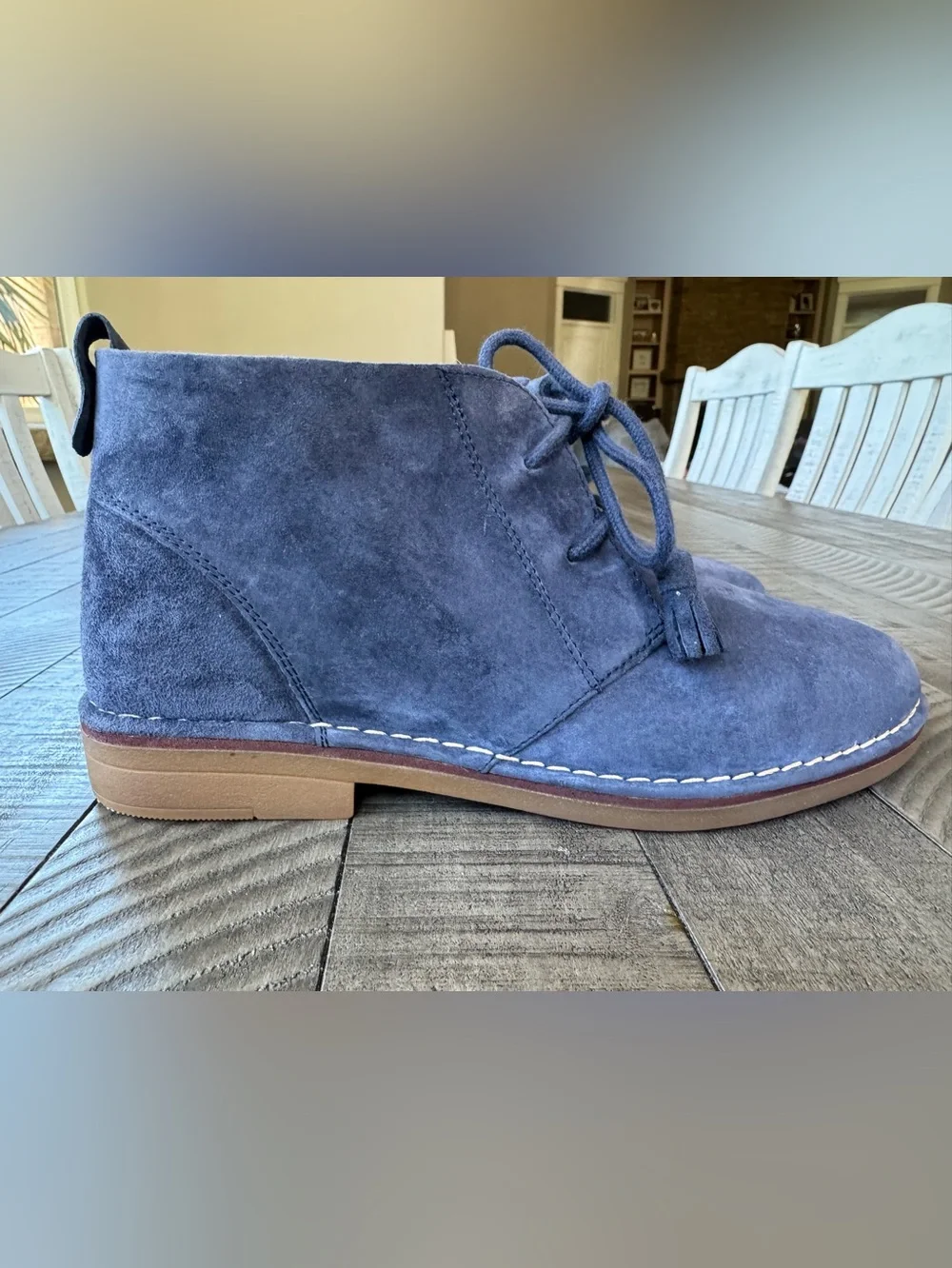 Hush Puppies Cyra Catelyn Chukka Suede Lace-Up Ankle Boots/Booties Size 10